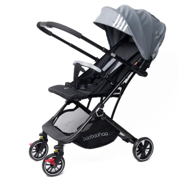 Baobaohao Lightweight Reversible Baby Stroller, Travel Stroller, Grey. - Image 2