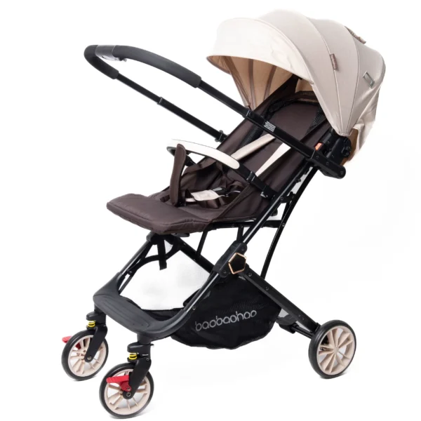 Baobaohao Lightweight Reversible Baby Stroller, Travel Stroller, Caramel. - Image 2