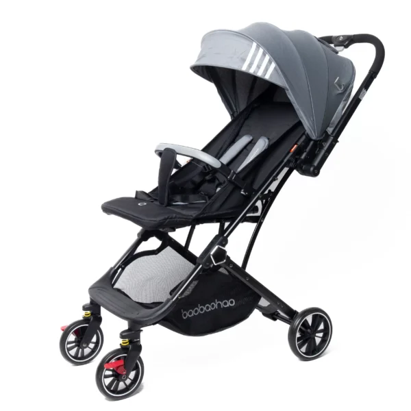 Baobaohao Lightweight Reversible Baby Stroller, Travel Stroller, Grey.
