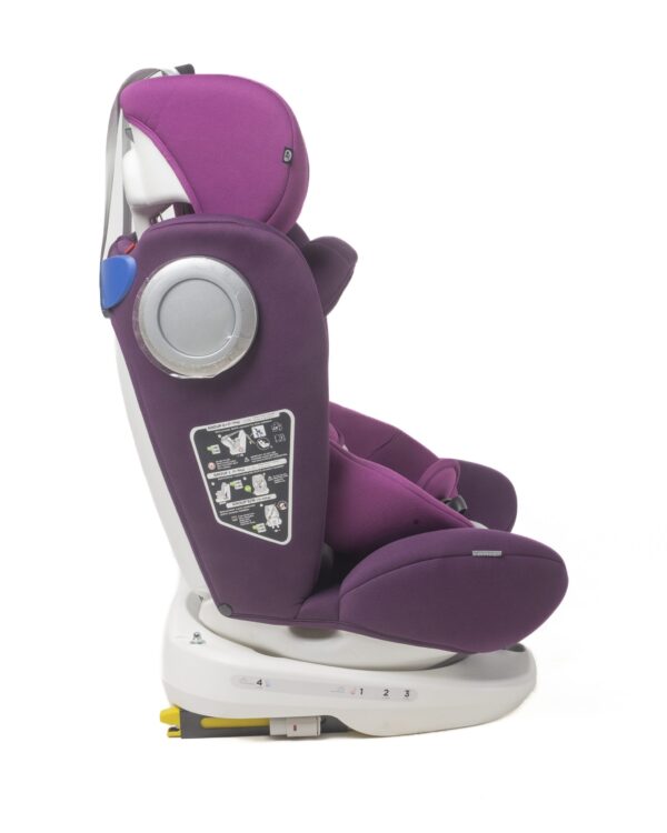 Lottas Purple Car Seat for Babies & Toddlers – Rear & Forward Facing, with Isofix. - Image 2