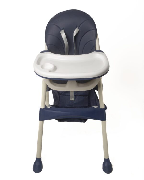 2-in-1 Baby and Toddler Feeding Chair, Booster Feeding Chair, For ages 6 months and up, Navy Blue.