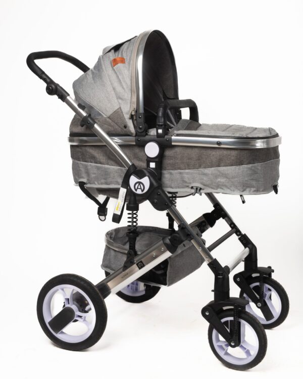 2-in-1 Convertible Baby Stroller, All Terrain Stroller, Unisex Grey, (also has beige) - Image 3