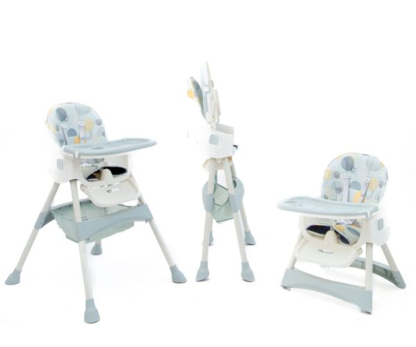 2-in-1 Baby High Chair, Foldable, Feeding Chair, For ages 6 months and Up, Green. - Image 2